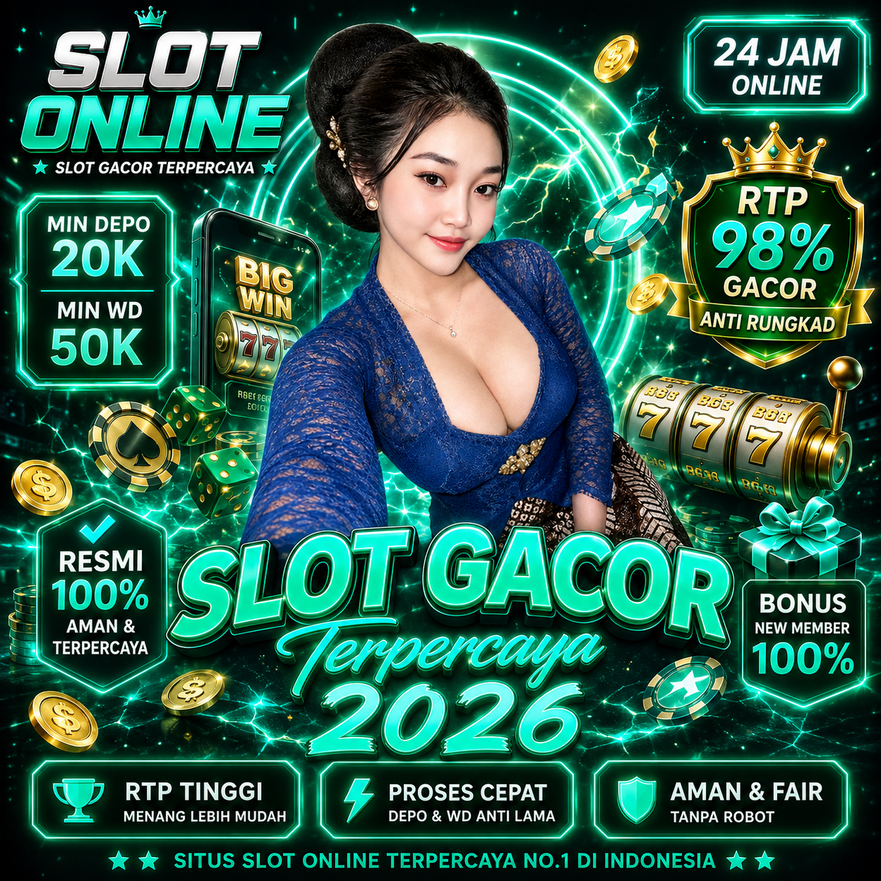 BIGHOKI | Situs Slot BONUS NEW Member 100% di Awal BIGHOKI TO 3X 5X 7X 10X Terpercaya